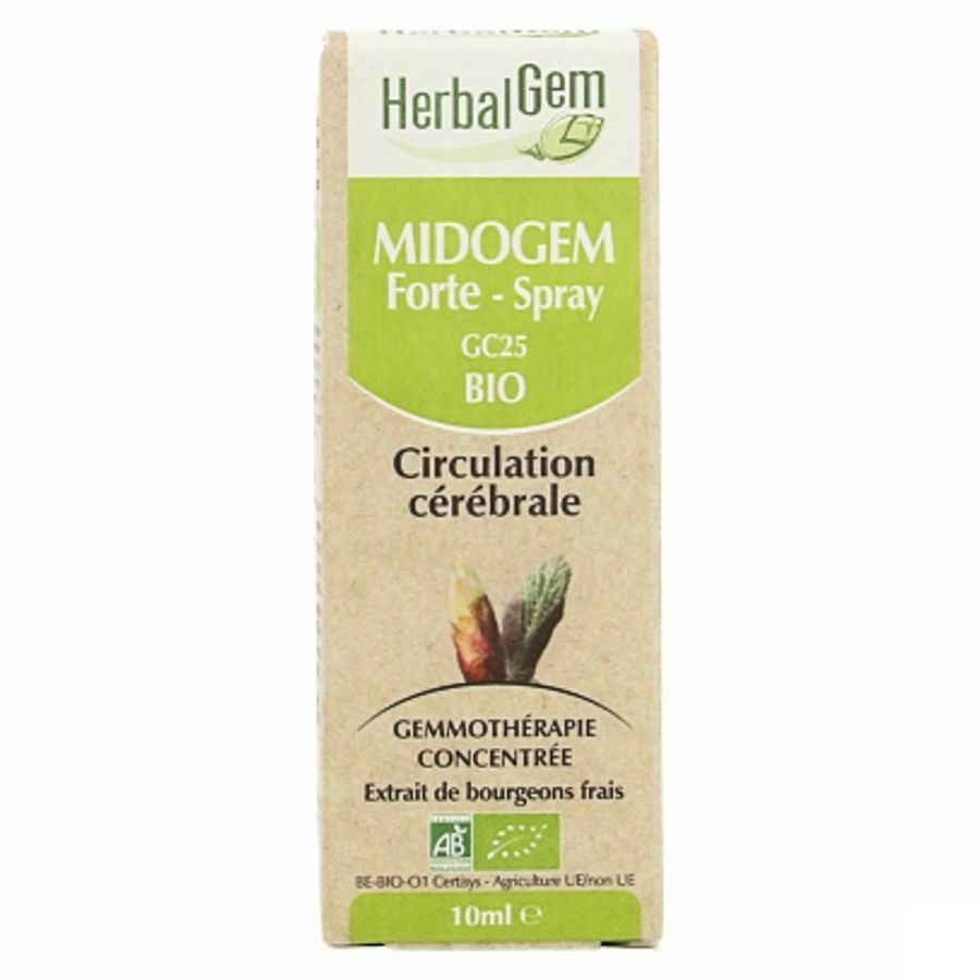 Herbalgem Midogem Forte Cplx Circul.cerebr.spr10ml