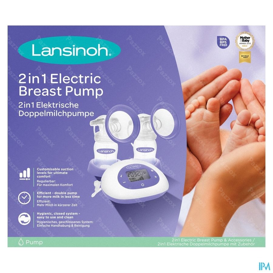 Lansinoh 2en1 Tire-lait Electrique Double