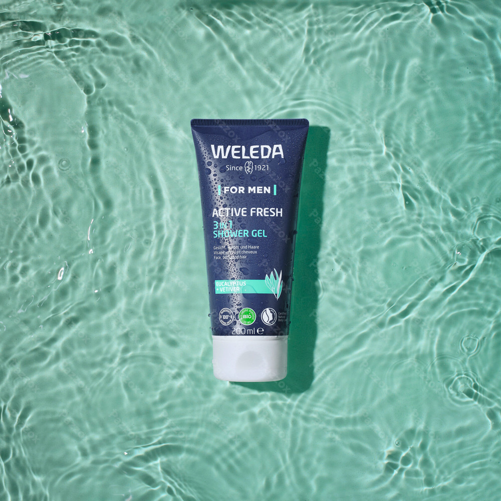 Weleda Men Activ Fresh Gel Douche 3en1 200ml