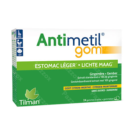Antimetil Gom 24 gommes