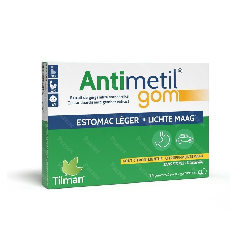 Antimetil Gom 24 gommes