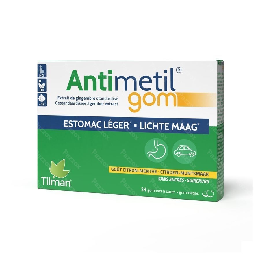 Antimetil Gom 24 gommes