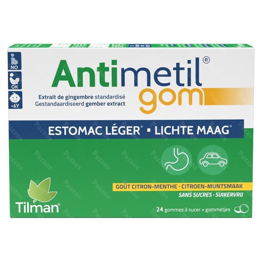 Antimetil Gom 24 gommes