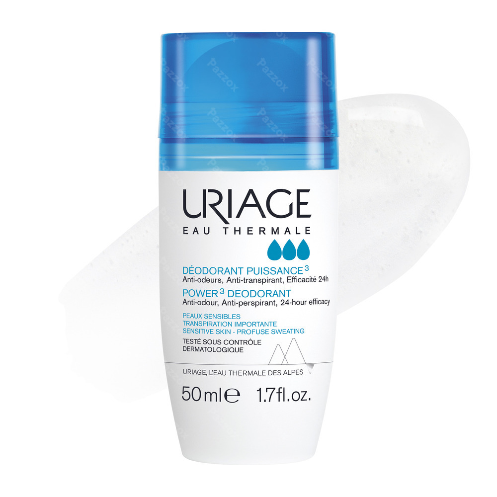 Uriage Déodorant Puissance3 24h Roll On 50ml