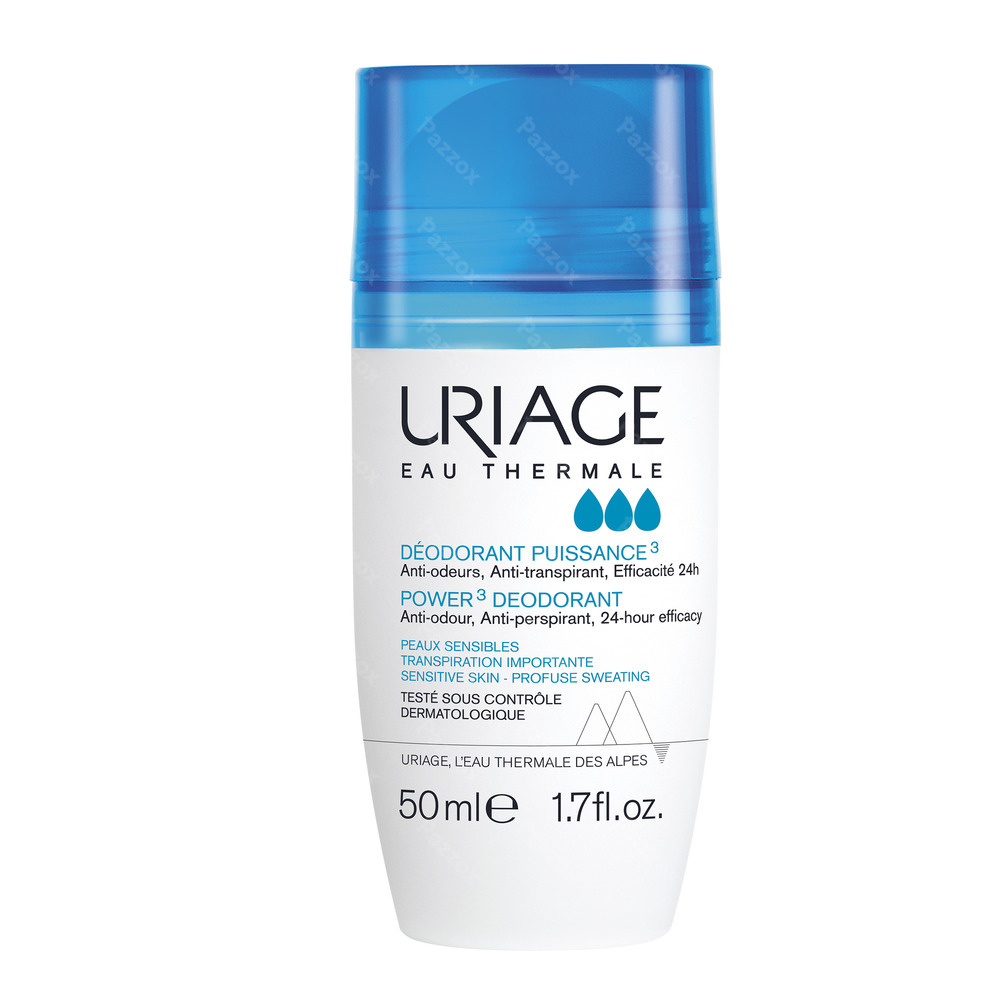 Uriage Déodorant Puissance3 24h Roll On 50ml