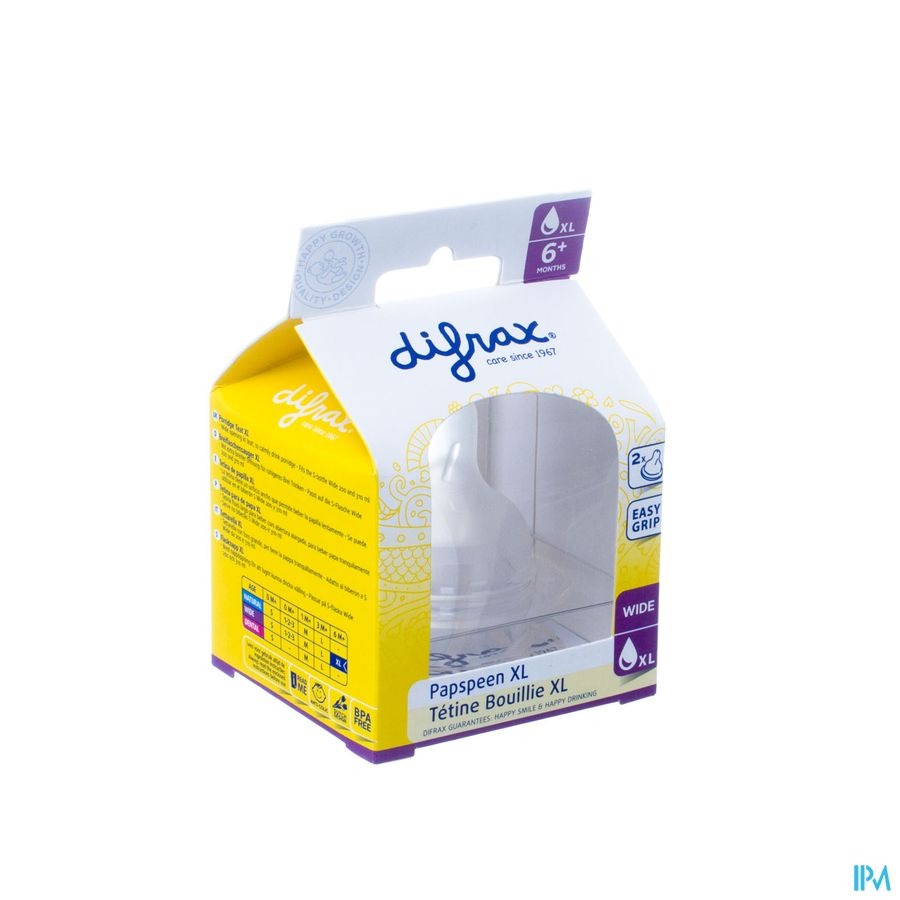 Difrax Tetine Bouillie Xl