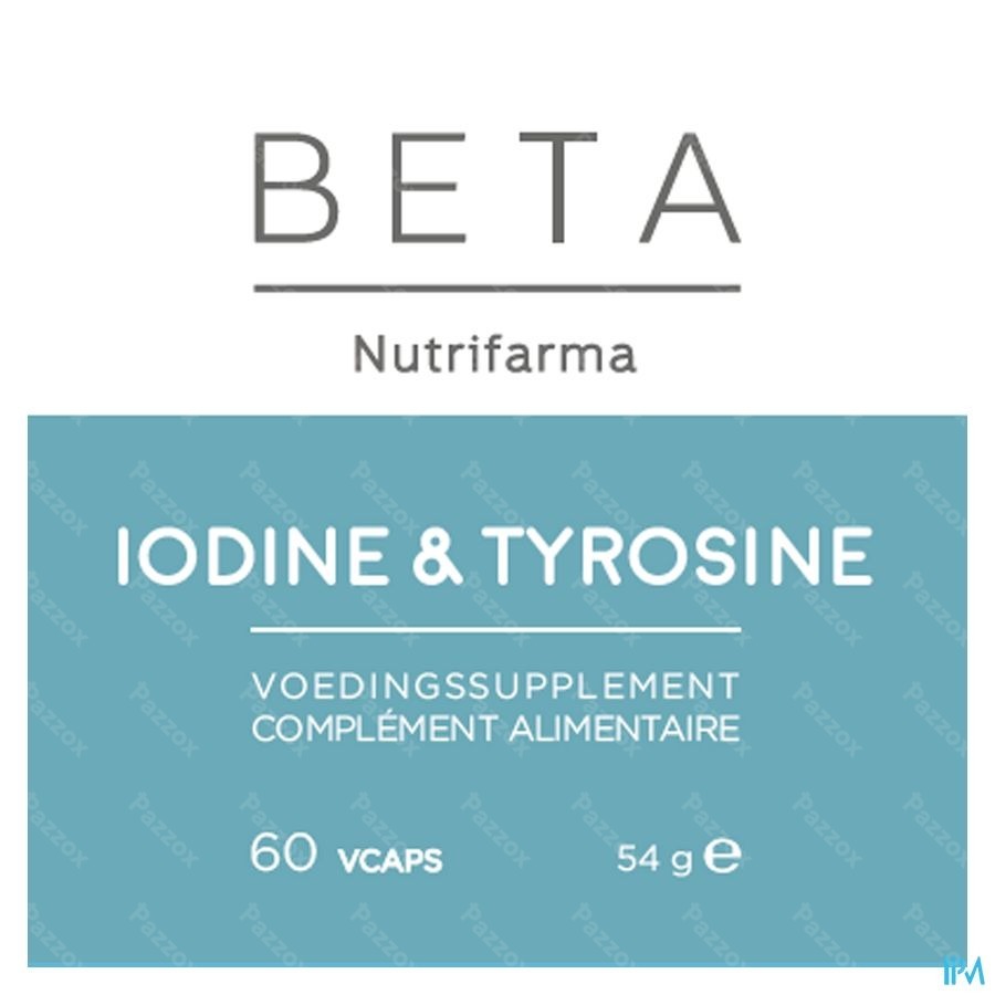 Beta Iodine & Tyrosine V-caps 60