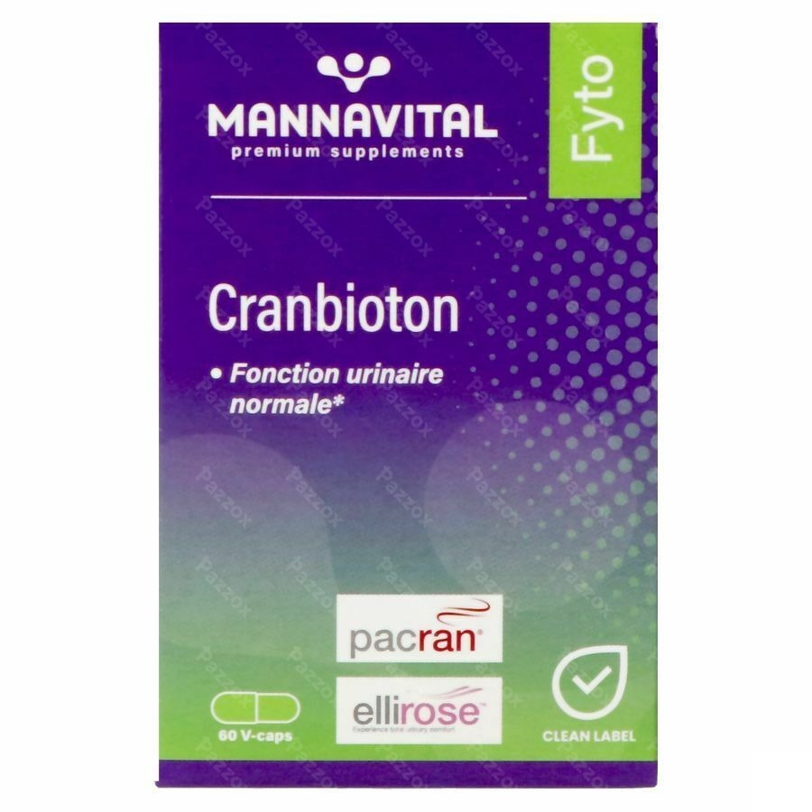 Mannavital Cranbioton V-caps 60