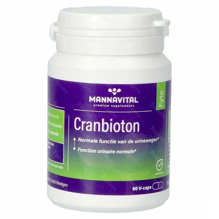 Mannavital Cranbioton V-caps 60