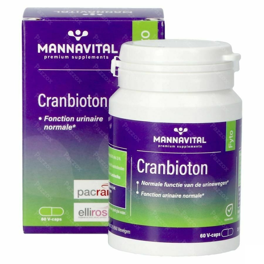Mannavital Cranbioton V-caps 60