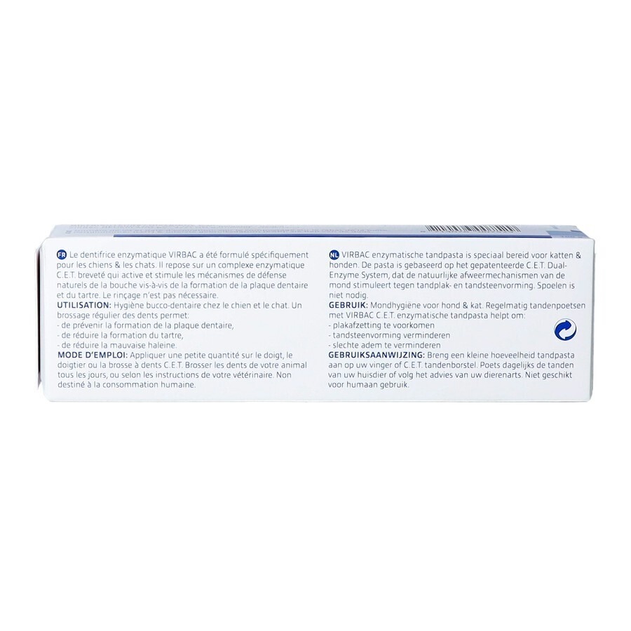 Virbac Dentifrice Enzymatiqe Gout Foie Tube 100g