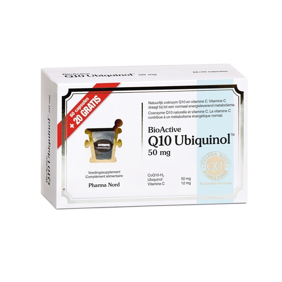 BioActive Q10 50mg 60+20 Capsules