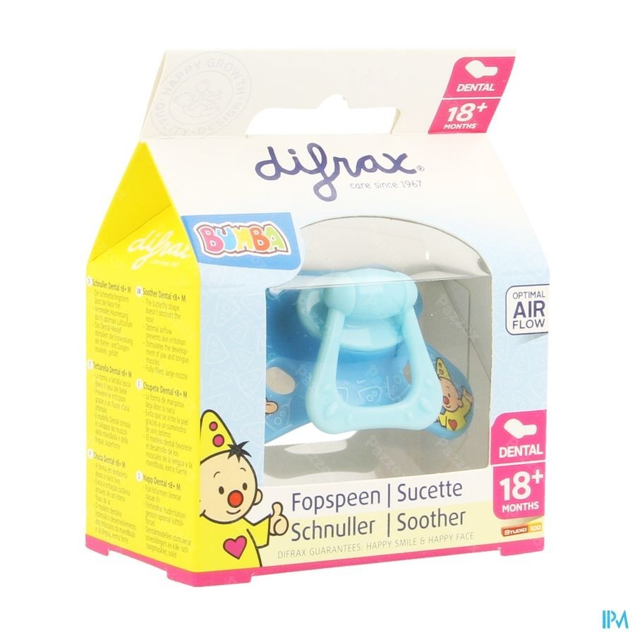 Difrax Sucette Dental +18m Bumba