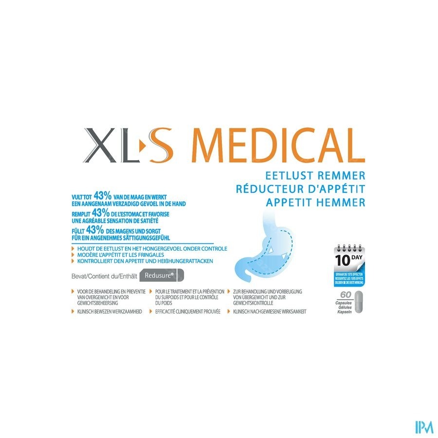 XL-S Medical Reducteur Appetit V2 60 Capsules