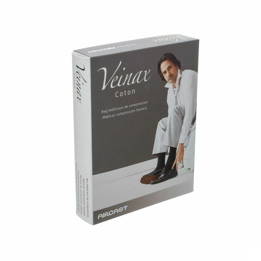 Veinax Chausset.homme Coton 2 Long Bl.marine 5