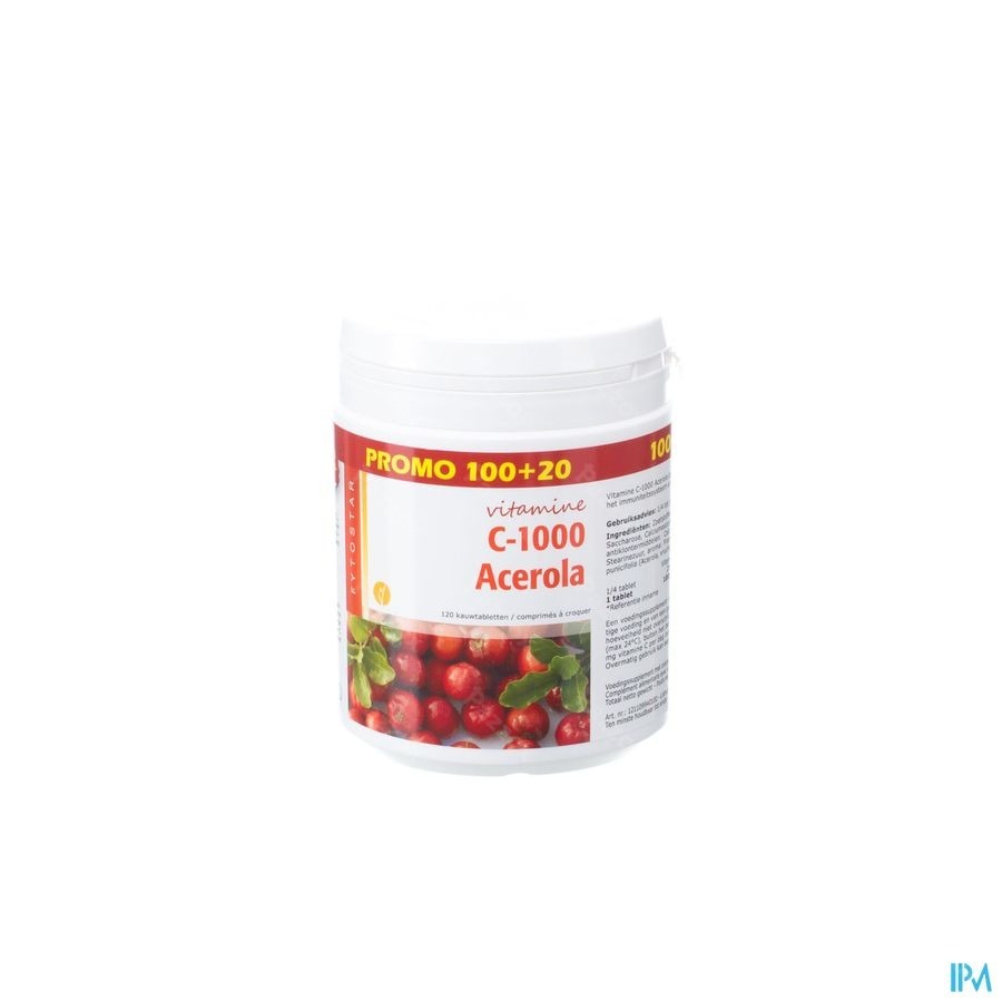 Fytostar Vit.-energie Vit C1000&acerol Comp 120