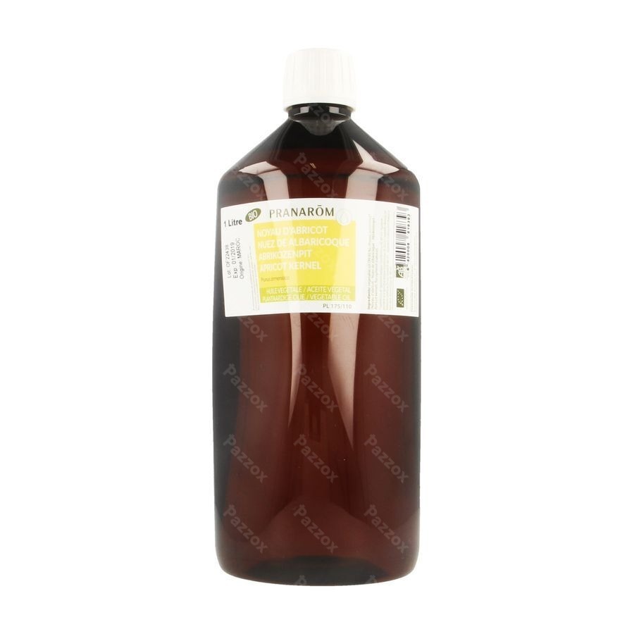Pranarôm Huile Vegetale Noyau Abricot Bio 1l