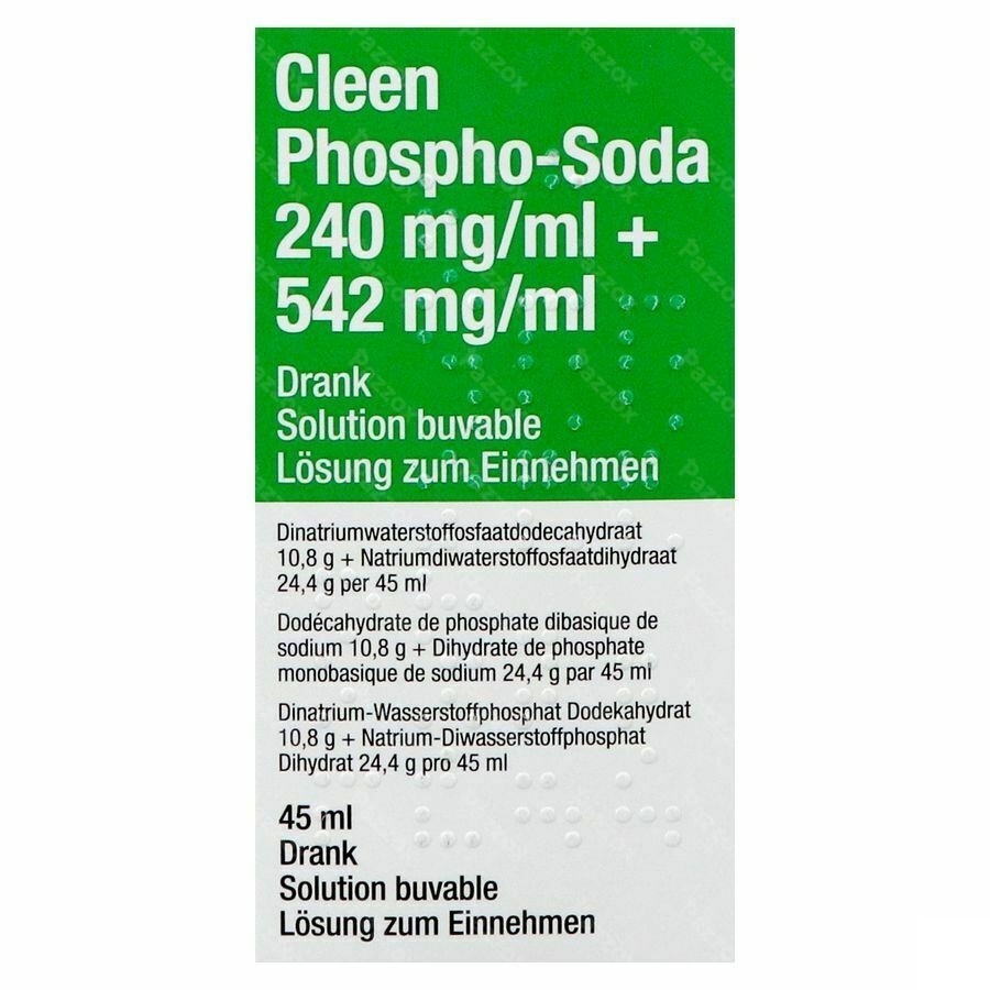 Cleen Phospho-soda 11g/24g Sol Buvable Fl 45ml