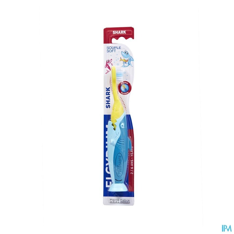 Elgydium Brosse Dents Enfant 2-6a Shark