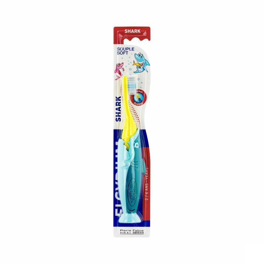 Elgydium Brosse Dents Enfant 2-6a Shark