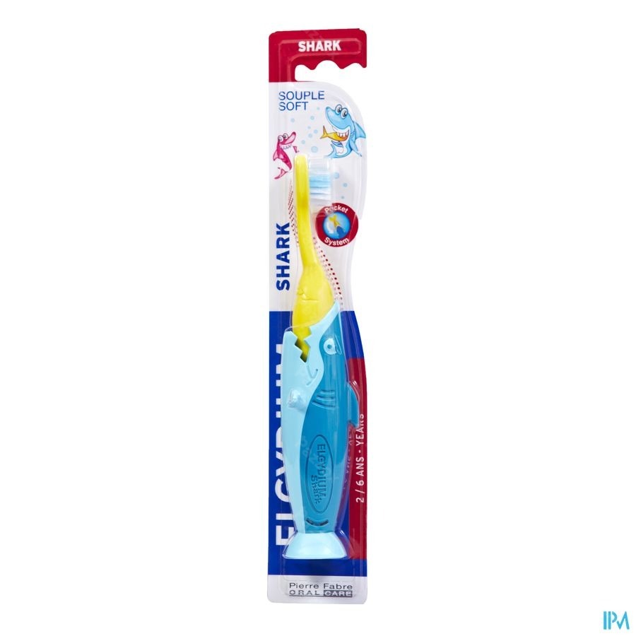 Elgydium Brosse Dents Enfant 2-6a Shark