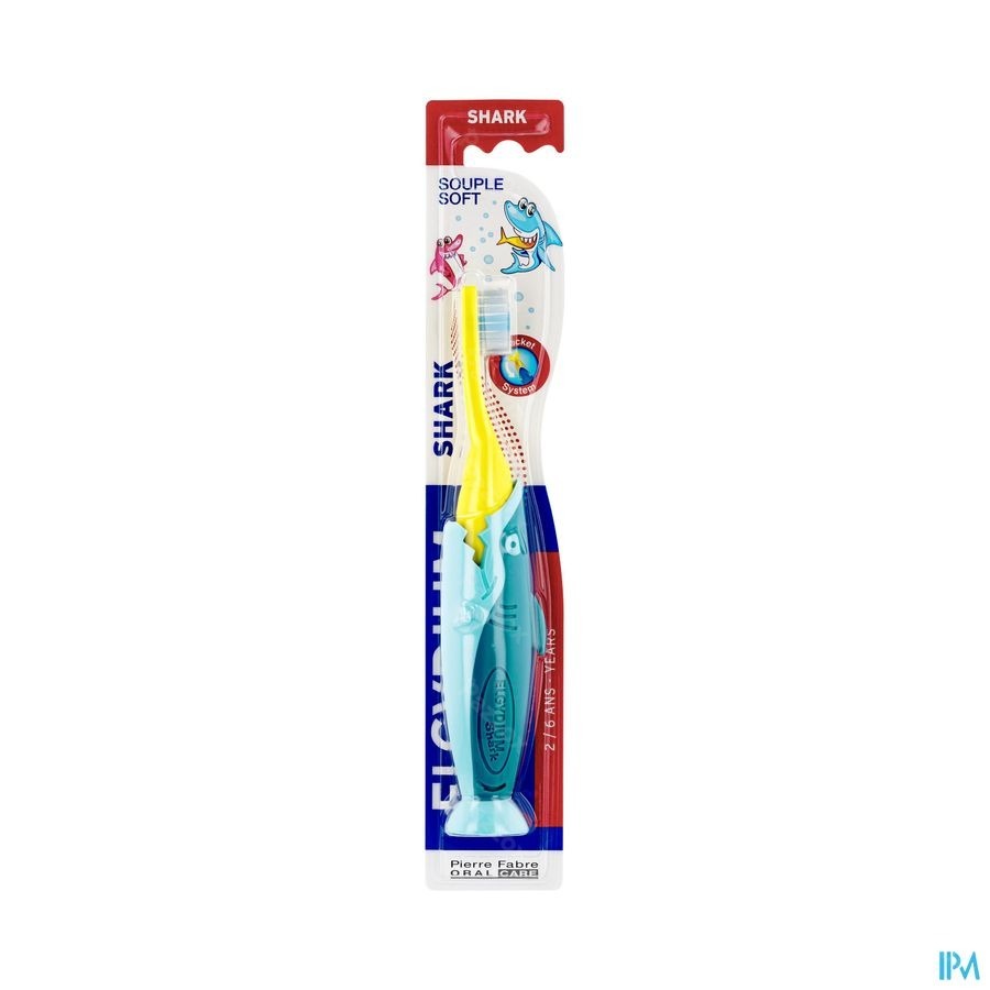 Elgydium Brosse Dents Enfant 2-6a Shark