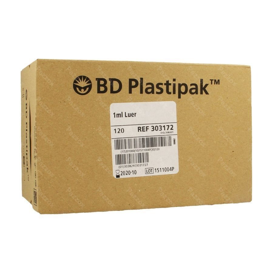 Bd Plastipak Seringue Luer Tuberc. 1ml 120 303172