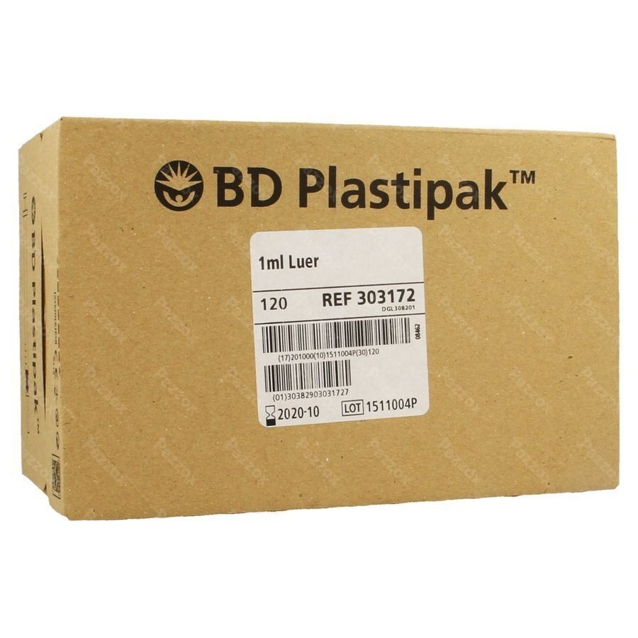 Bd Plastipak Seringue Luer Tuberc. 1ml 120 303172