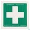 Autocollant Premier Secours 10x10cm