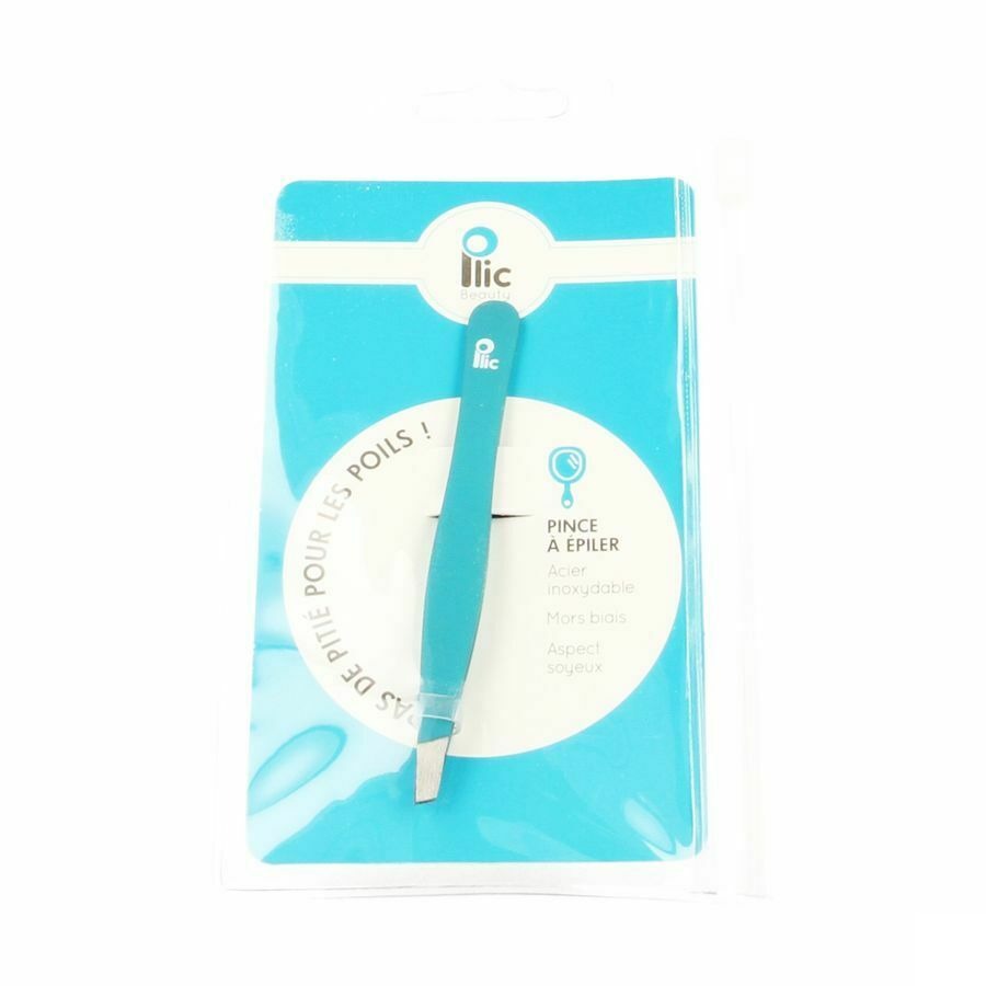 Plic Pinces Epiler Mors Biais Turquoise