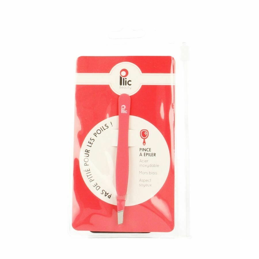 Plic Pinces Epiler Mors Biais Rose