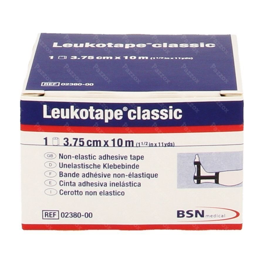 Leukotape Classic Noir 3,75cmx10m 1 238000