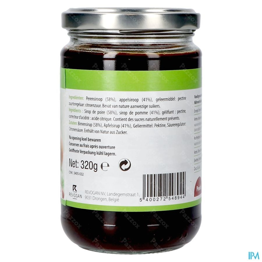 Prodia Tartinade Pomme-poire 320g 4894 Revogan