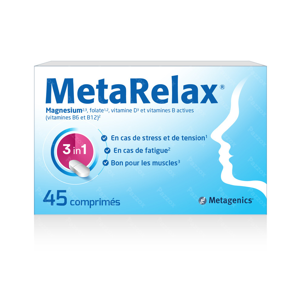 Metagenics MetaRelax 45 Comprimes 