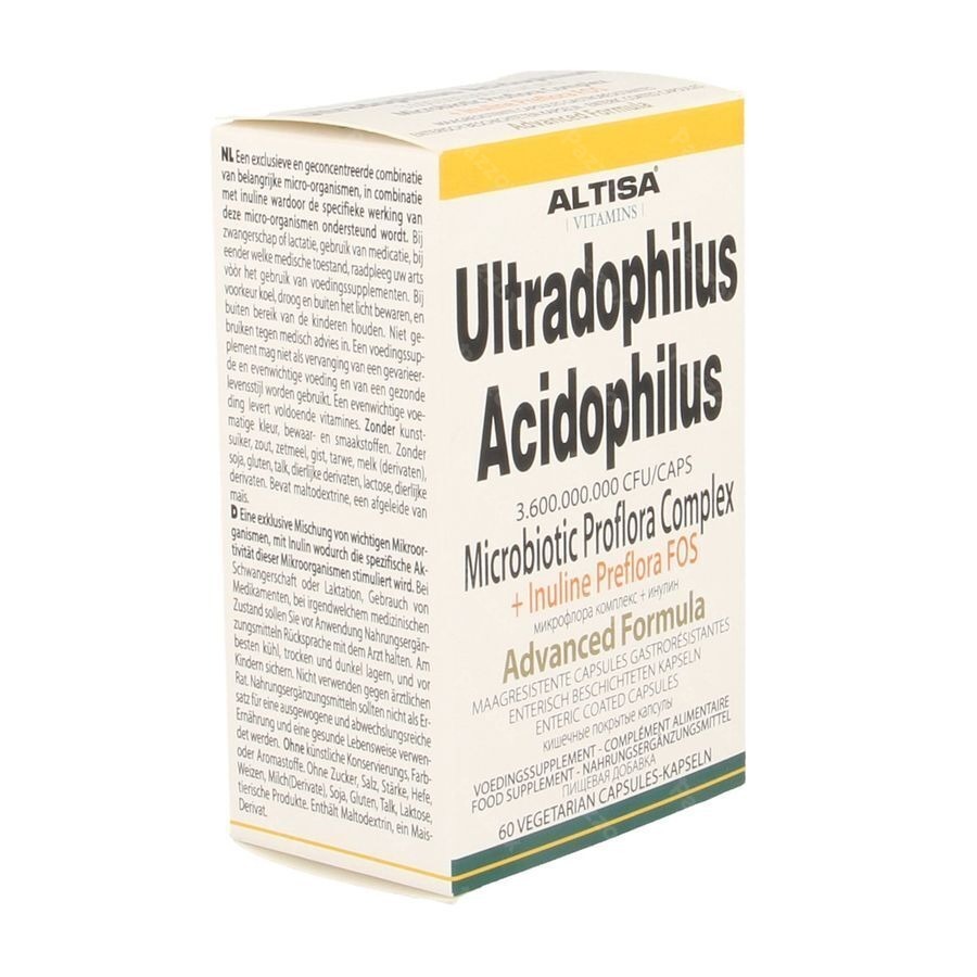 Altisa Ultraphilus Acidophilus + Inuline 60 Gélules