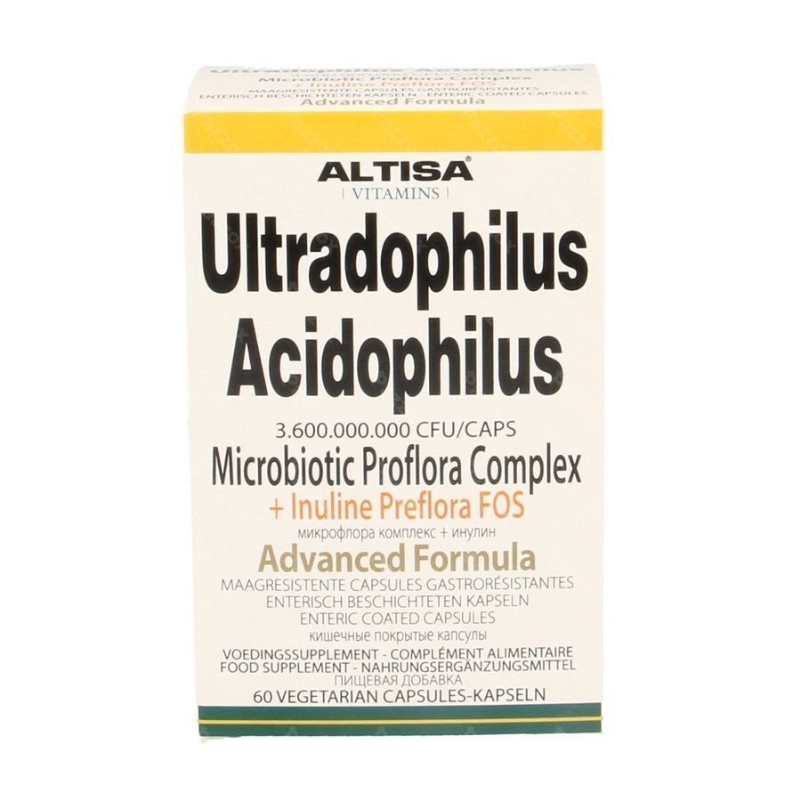 Altisa Ultraphilus Acidophilus + Inuline 60 Gélules