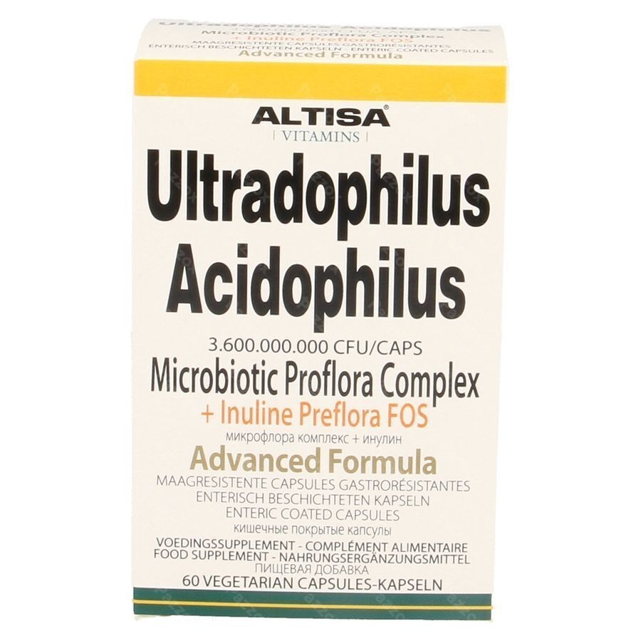 Altisa Ultraphilus Acidophilus + Inuline 60 Gélules