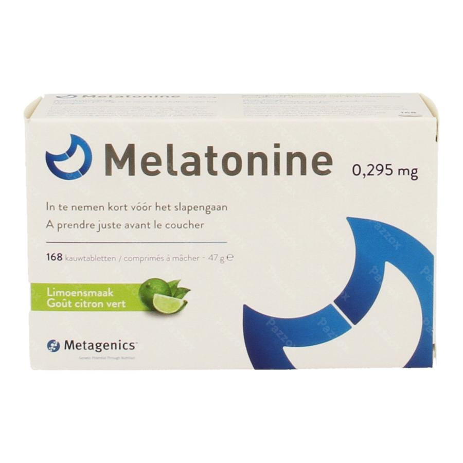 Metagenics Melatonine 0,295mg 168 Comp Croq 
