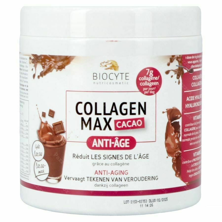 Biocyte Collagen Max Cacao Poudre 260gr