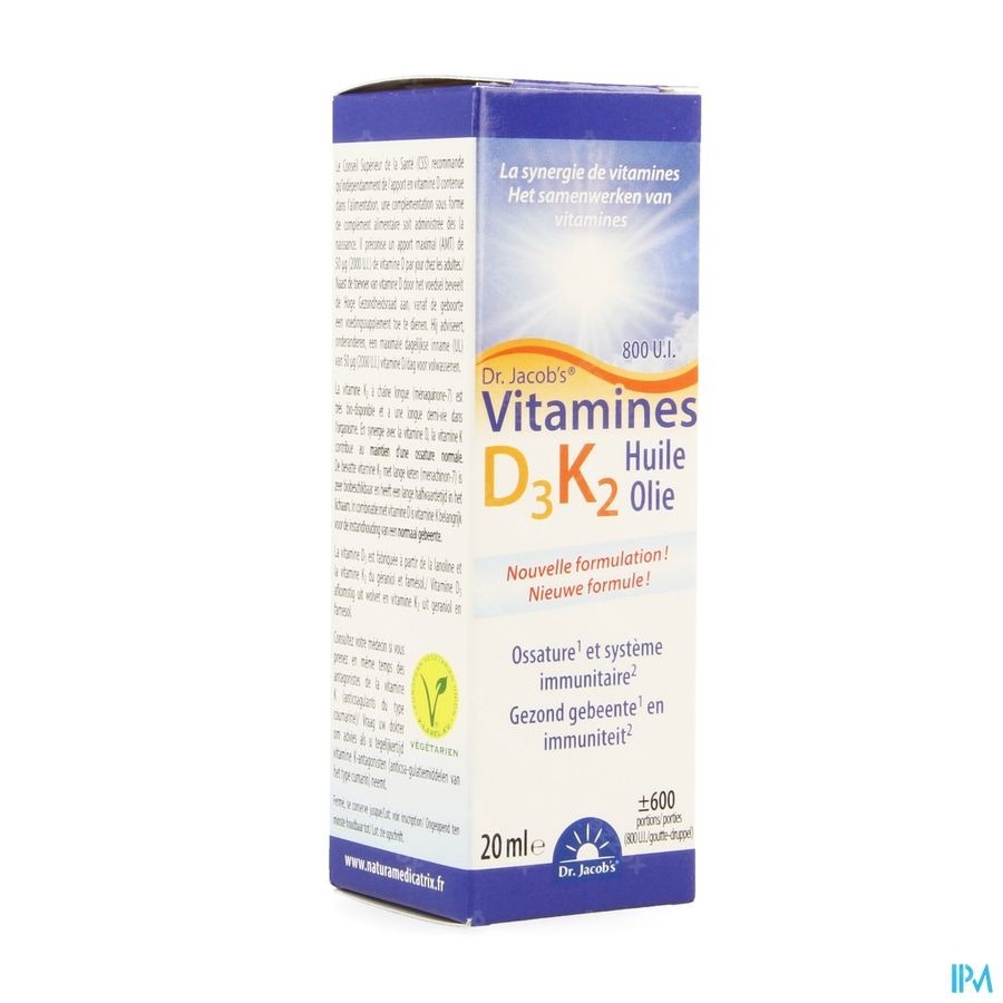 Vitamine D3 K2 Fl 20ml