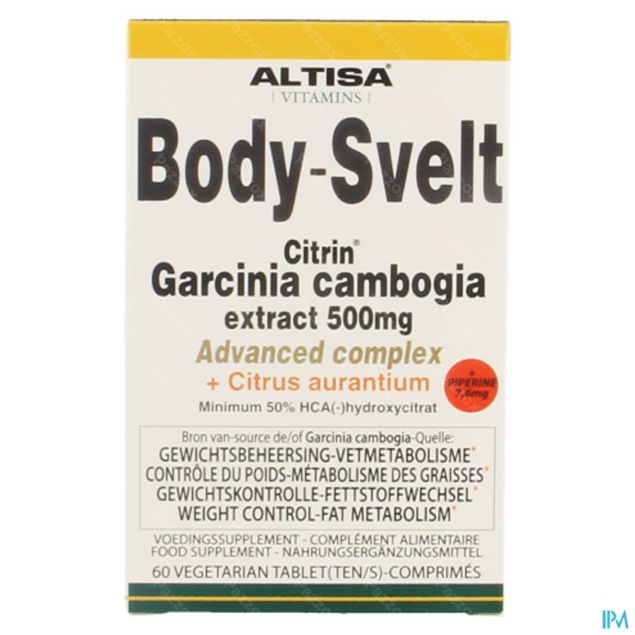 Altisa Body Svelt Garcin.500mg Citrin Cplx Comp 60