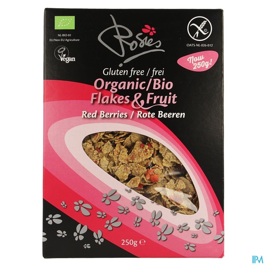 Rosies Flocons Fruits Rouges Bio 250g 4699 Revogan
