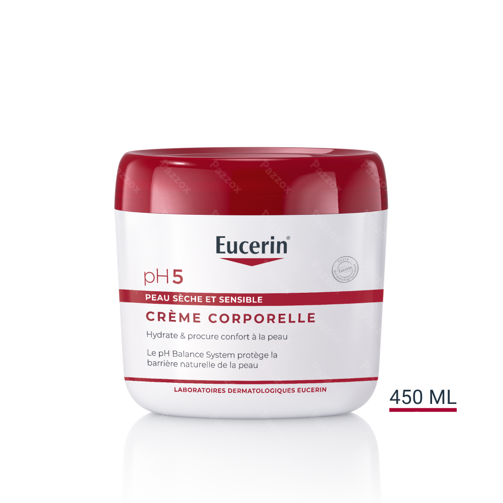 Eucerin pH5 Crème Corporelle Peau Sèche et Sensible Pot 450ml