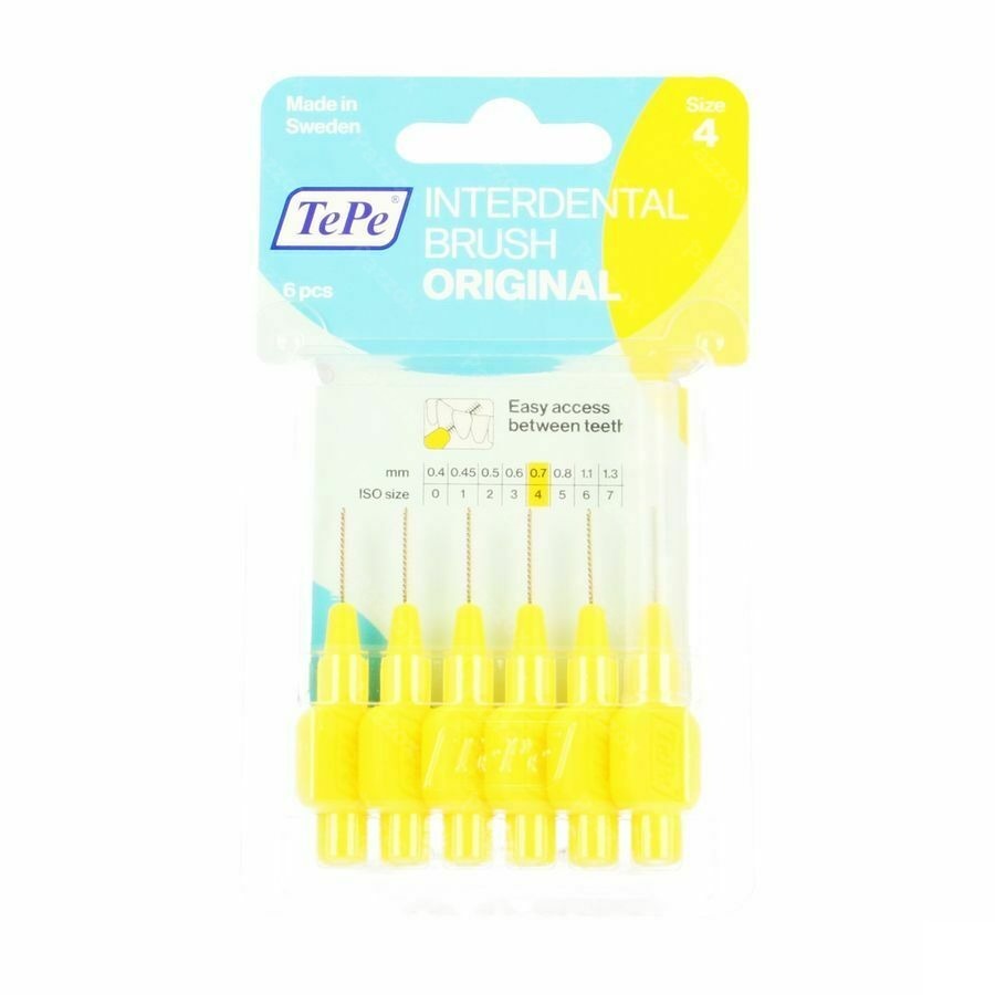 Tepe Interdental Brush 0,70mm Yellow 6