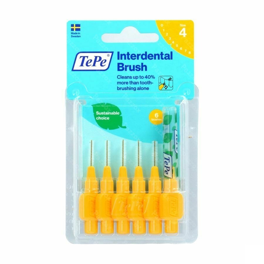 Tepe Interdental Brush 0,70mm Yellow 6