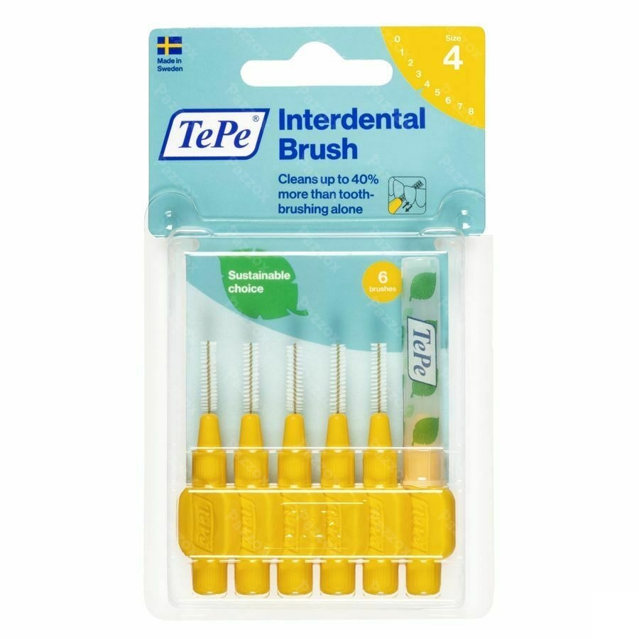 Tepe Interdental Brush 0,70mm Yellow 6