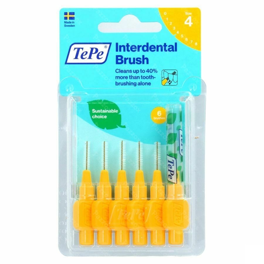 Tepe Interdental Brush 0,70mm Yellow 6
