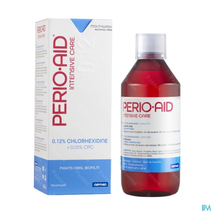 Perio-aid Intensive are Bain Bouche 0,12%+0,05% 500ml