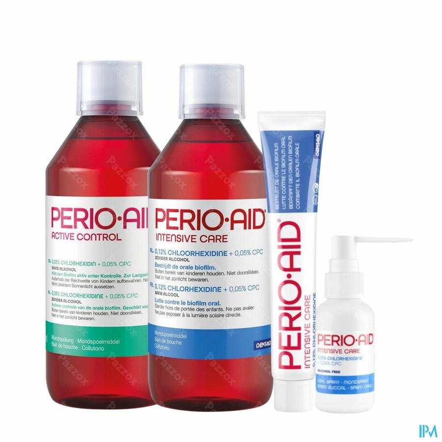 Perio-Aid Active Control bain Bouche 0,05%+0,05% 500ml