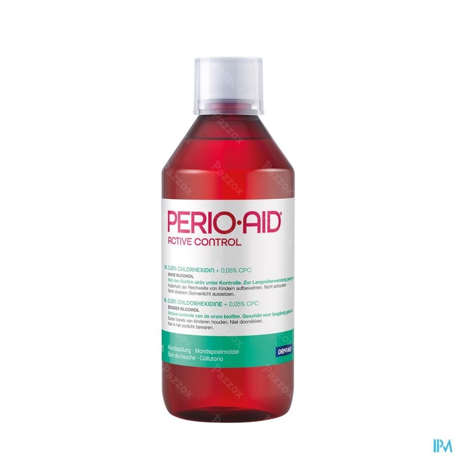 Perio-Aid Active Control bain Bouche 0,05%+0,05% 500ml